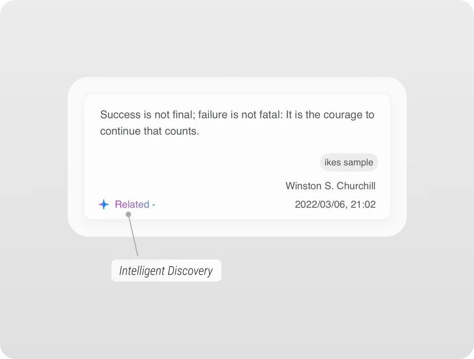 Search results page in ikes highlighting keyword filters